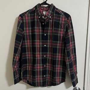 NWT Crewcuts Boys Plaid Long Sleeve Button Down Shirt size 14